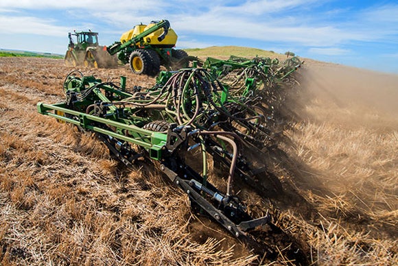 John Deere 76-Foot Wide Air Hoe Seeder for 1870 Model Lineup